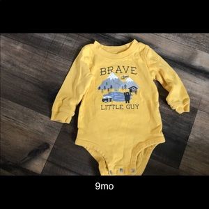 9mo long sleeve onesie